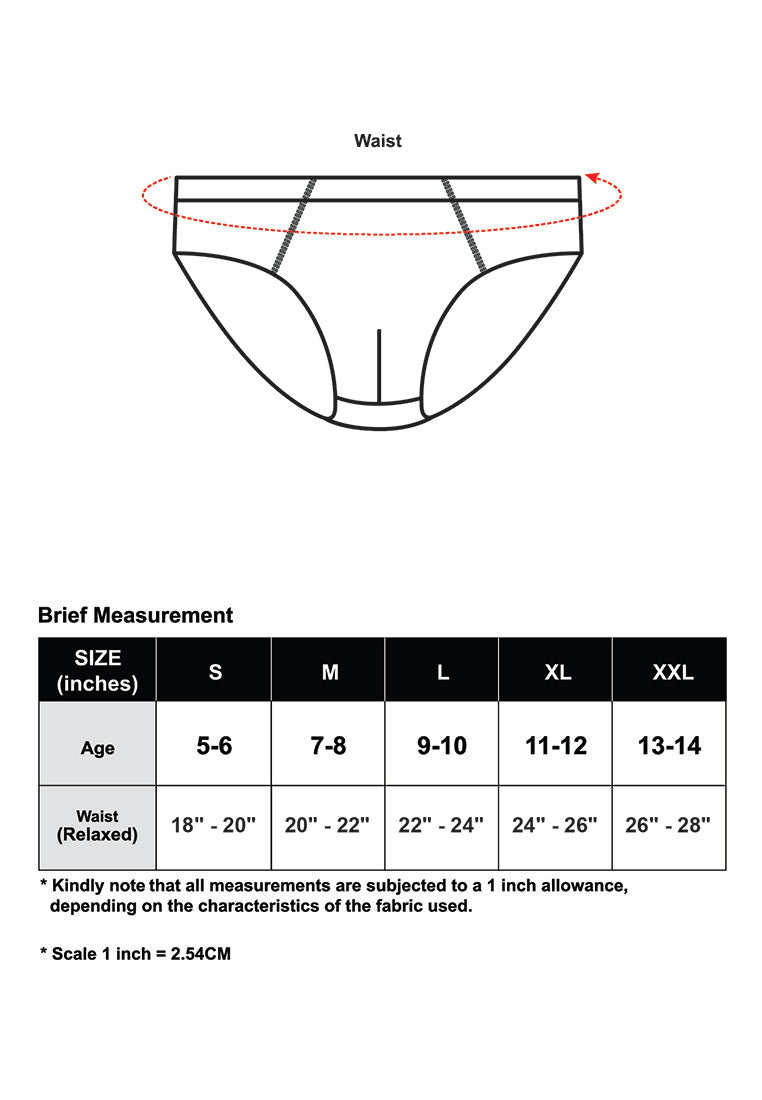 Cheetah Kids Batman 85th Boy 3 in 1 Briefs (Mini) - CJ-1098