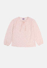 Cheetah Kids Girl Long Sleeves Blouse - CJG-130688