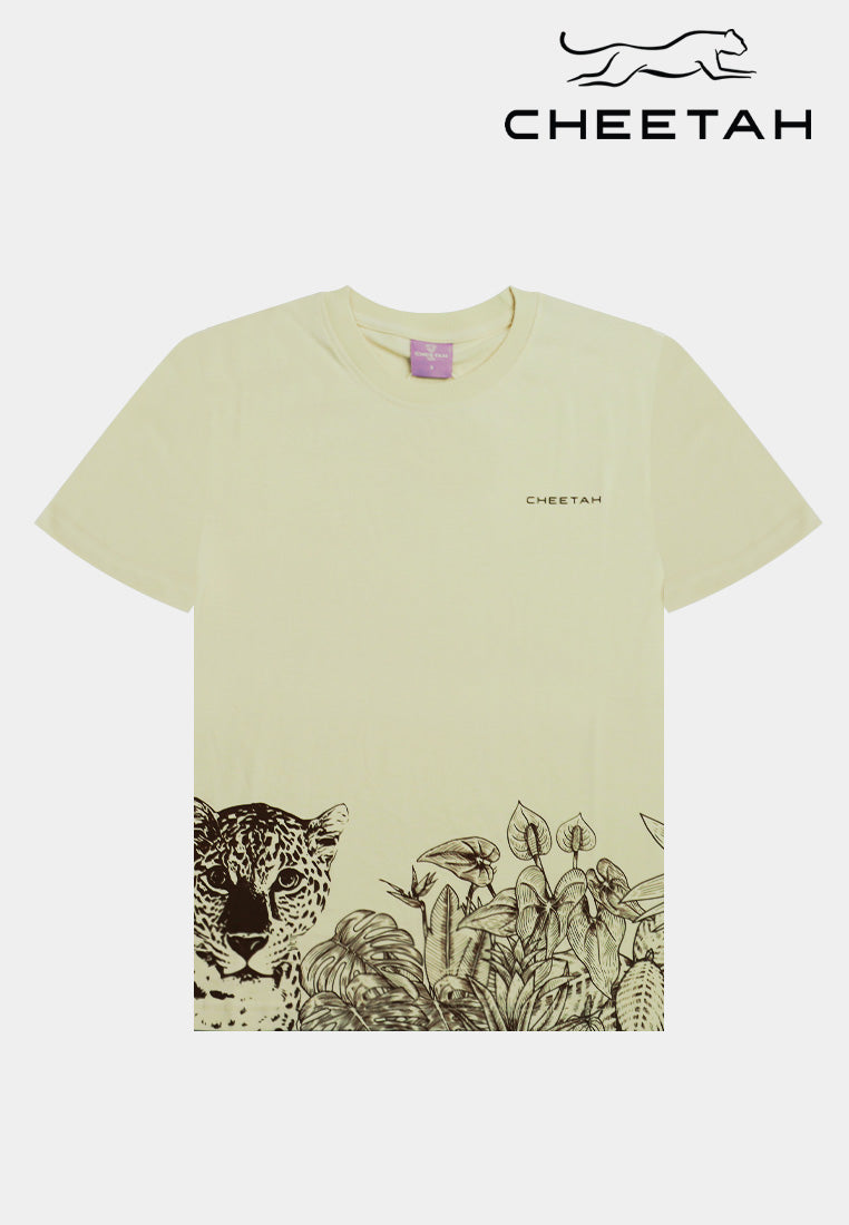 Cheetah Kids x Zoo Negara Boy Short Sleeve Roundneck T-Shirt - CJ-93750