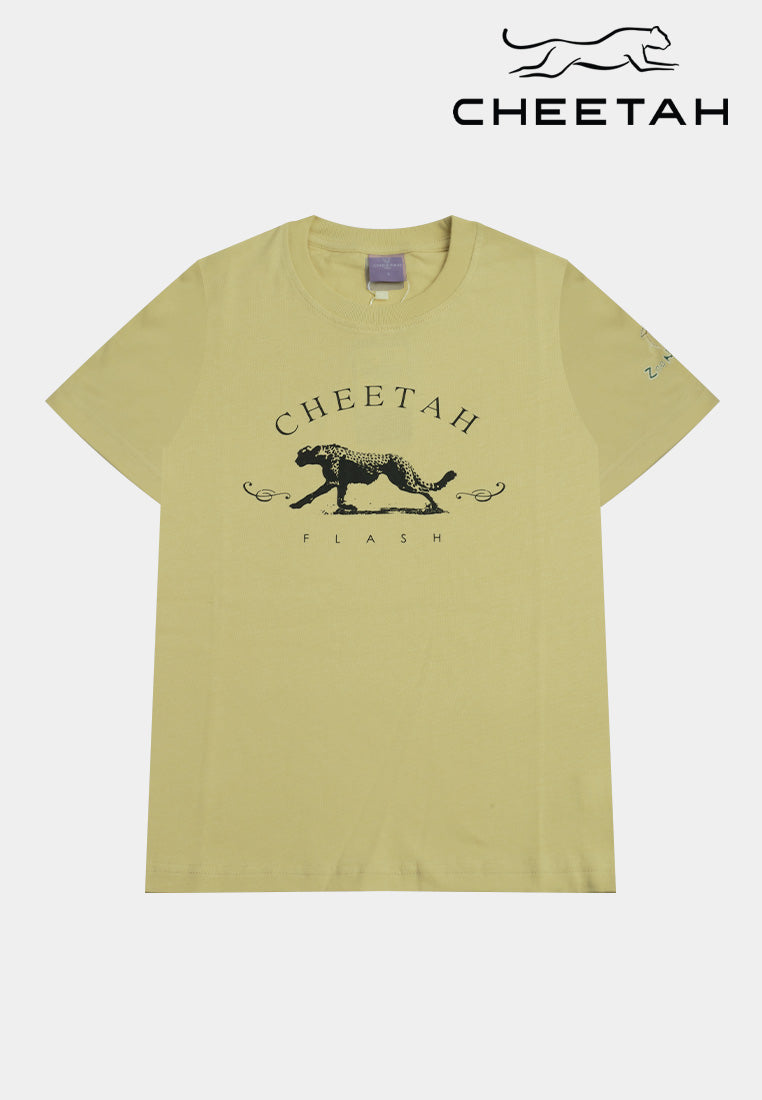 Cheetah Kids x Zoo Negara Boy Short Sleeve Roundneck T-Shirt - CJ-93756