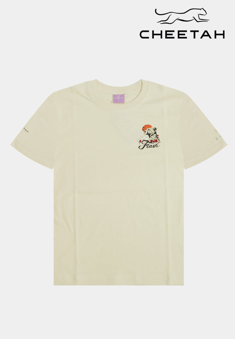Cheetah Kids x Zoo Negara Boy Short Sleeve Roundneck T-Shirt - CJ-93758