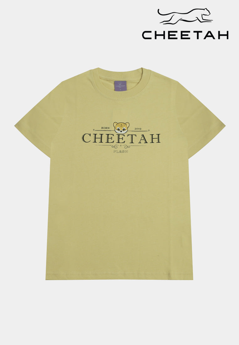 Cheetah Kids x Zoo Negara Boy Short Sleeve Roundneck T-Shirt - CJ-93760
