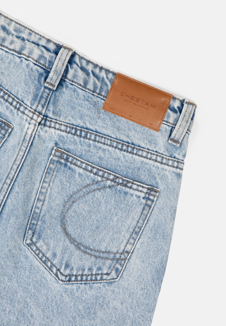 CHEETAH Women Basic Mom Fit Jeans - CL-110956