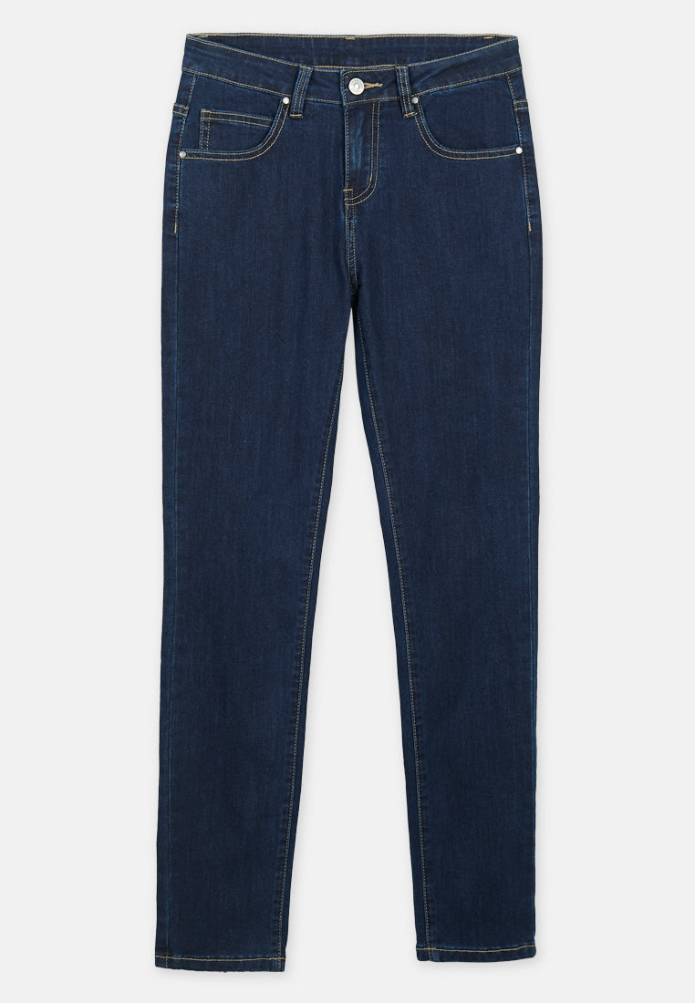 Cheetah Women Stretchable Washed Denim Cotton Blend With Spandex Basic Slim Cut Jeans -  CL-111102(F)