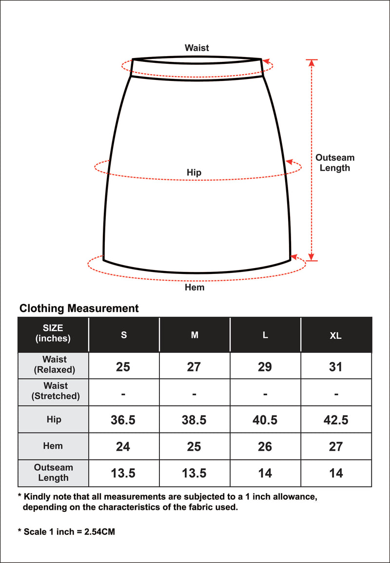 CHEETAH Women Basic Denim Skorts - CL-12376