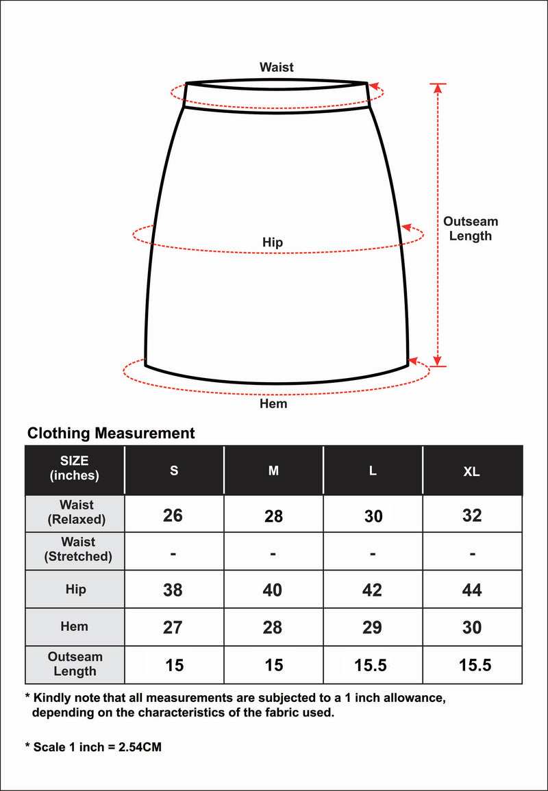 CHEETAH Women Basic Denim Skorts - CL-12378