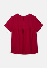CHEETAH Women Short Sleeve Blouse - CL-130482