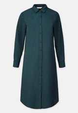 CHEETAH Women Basic Regular Fit Long Sleeve Midi Shirtdress - CL-190000