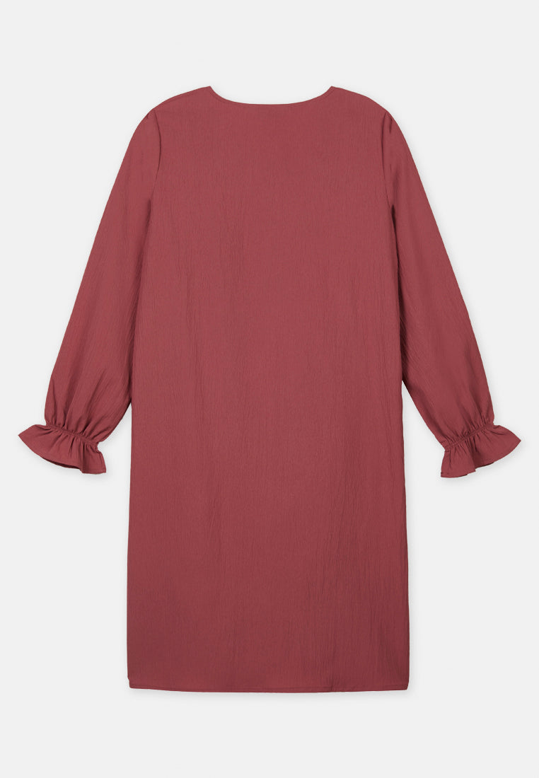 CHEETAH Women Basic Long Sleeves Dress-  CL-190012
