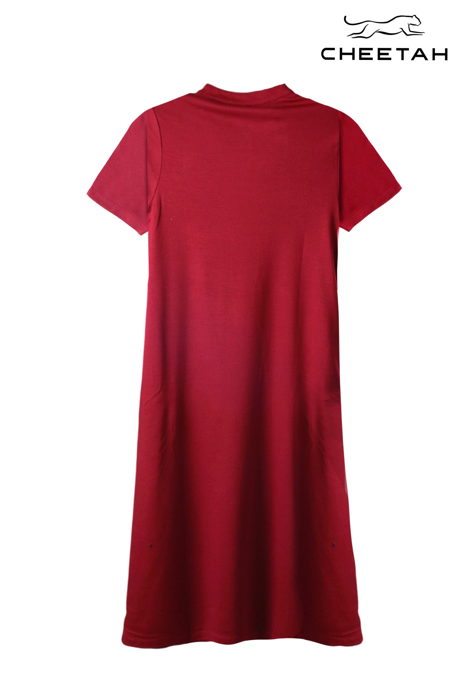 CHEETAH Women Regular Fit Cotton Spandex Short Sleeve Knit Dress - CL-190066