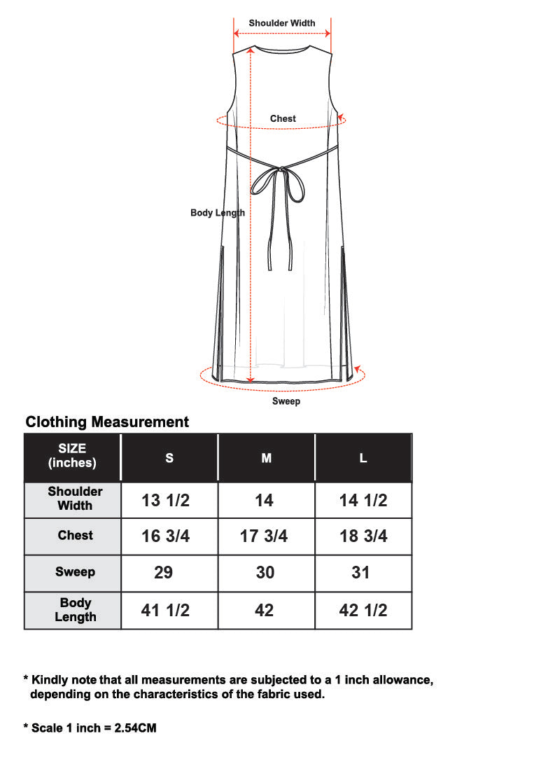 Cheetah Women Chiffon Double Layer Loose Fit Sleeveless Long Dress - CL-190072
