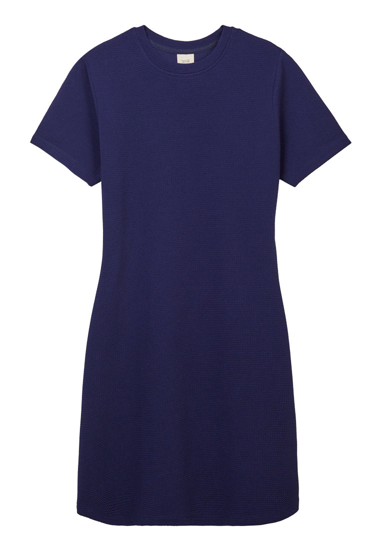 CHEETAH Women Regular Fit Fancy Knit Short Sleeve Dress - CL-190100