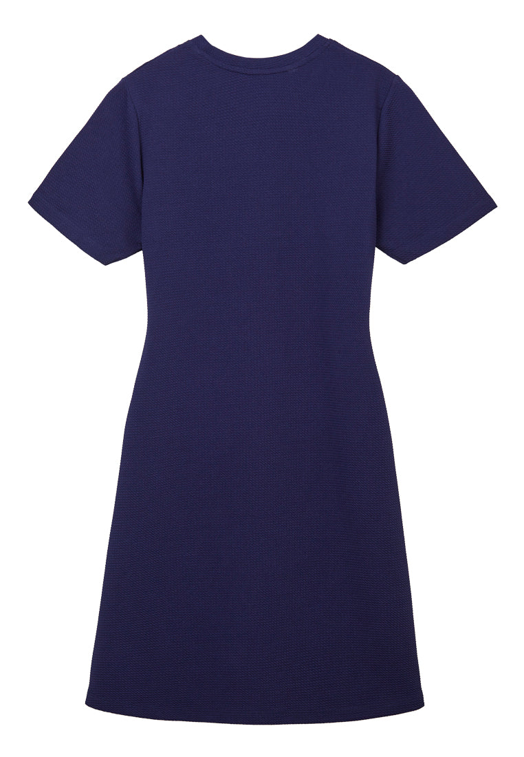 CHEETAH Women Regular Fit Fancy Knit Short Sleeve Dress - CL-190100