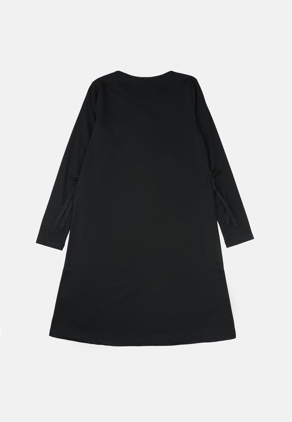 CHEETAH Women Long Sleeve Combined Knitdress - CL-19970
