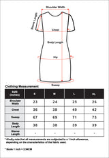 CHEETAH Women Short Sleeve Combined Dress - CL-19982
