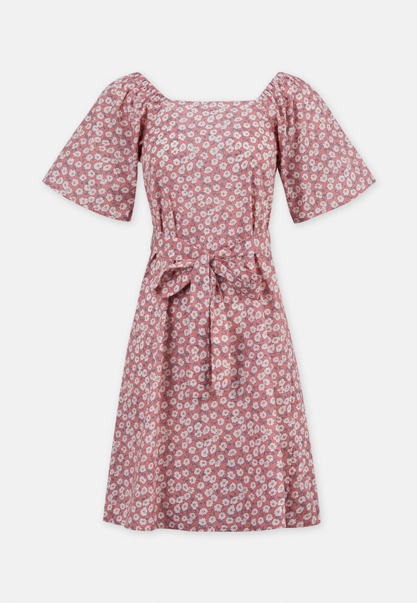 CHEETAH Women Printed Short Sleeve Dress - CL-19990