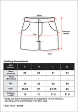 CHEETAH Women Basic Mid Rise Chino Shorts - CL-2800