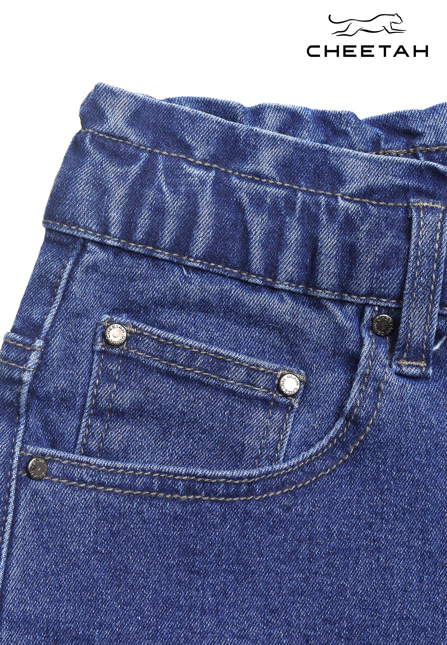 Cheetah Women Regular Fit Stretchable Washed Denim Shorts - CL-2828
