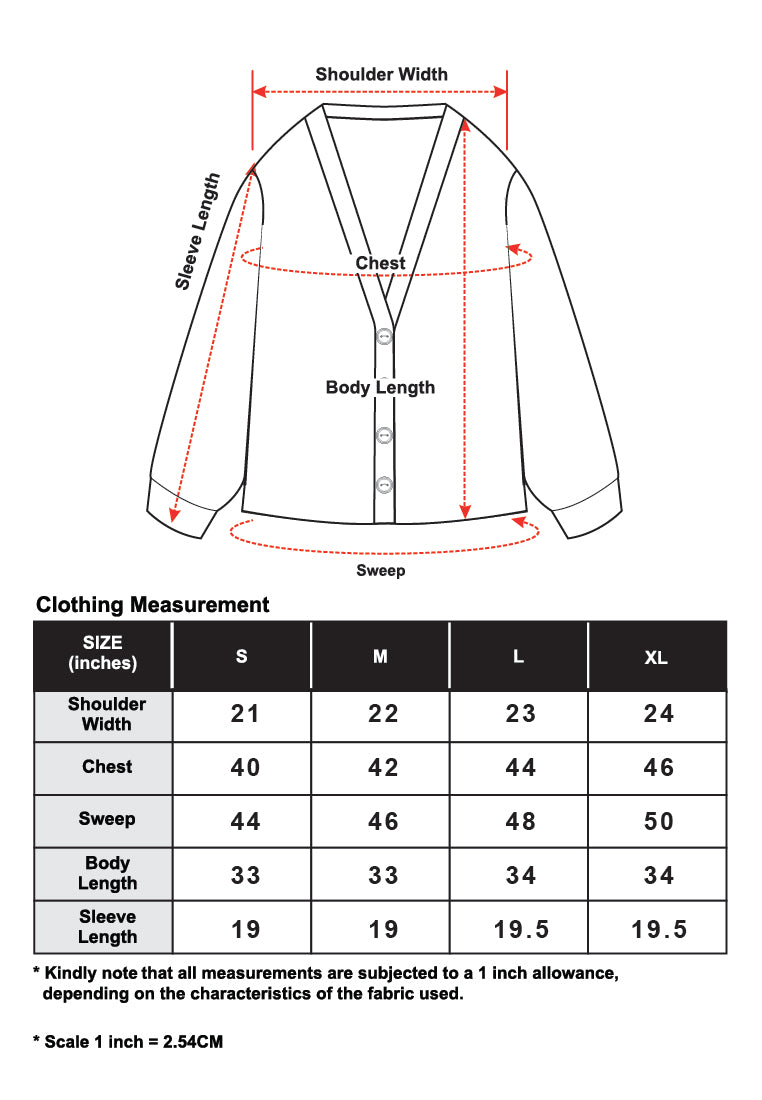 CHEETAH Women Basic Long Sleeves Cardigan- CL-3748