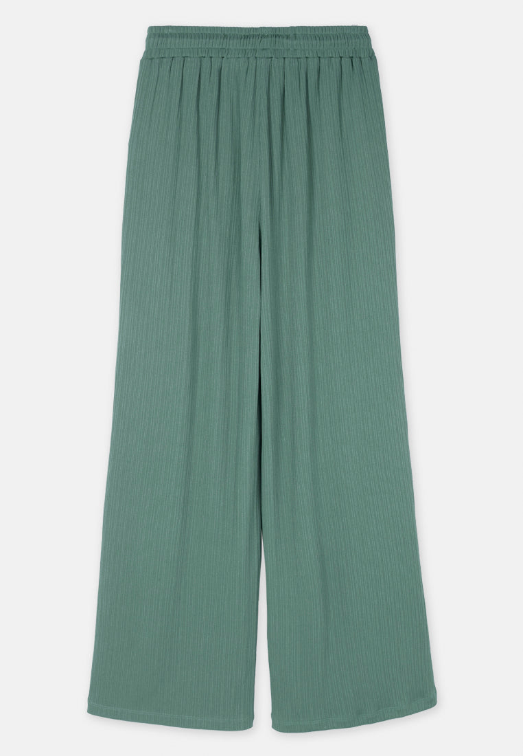 Cheetah Women Loose Fit Polyester Spandex Wide Leg Palazzo Pants - CL-51256