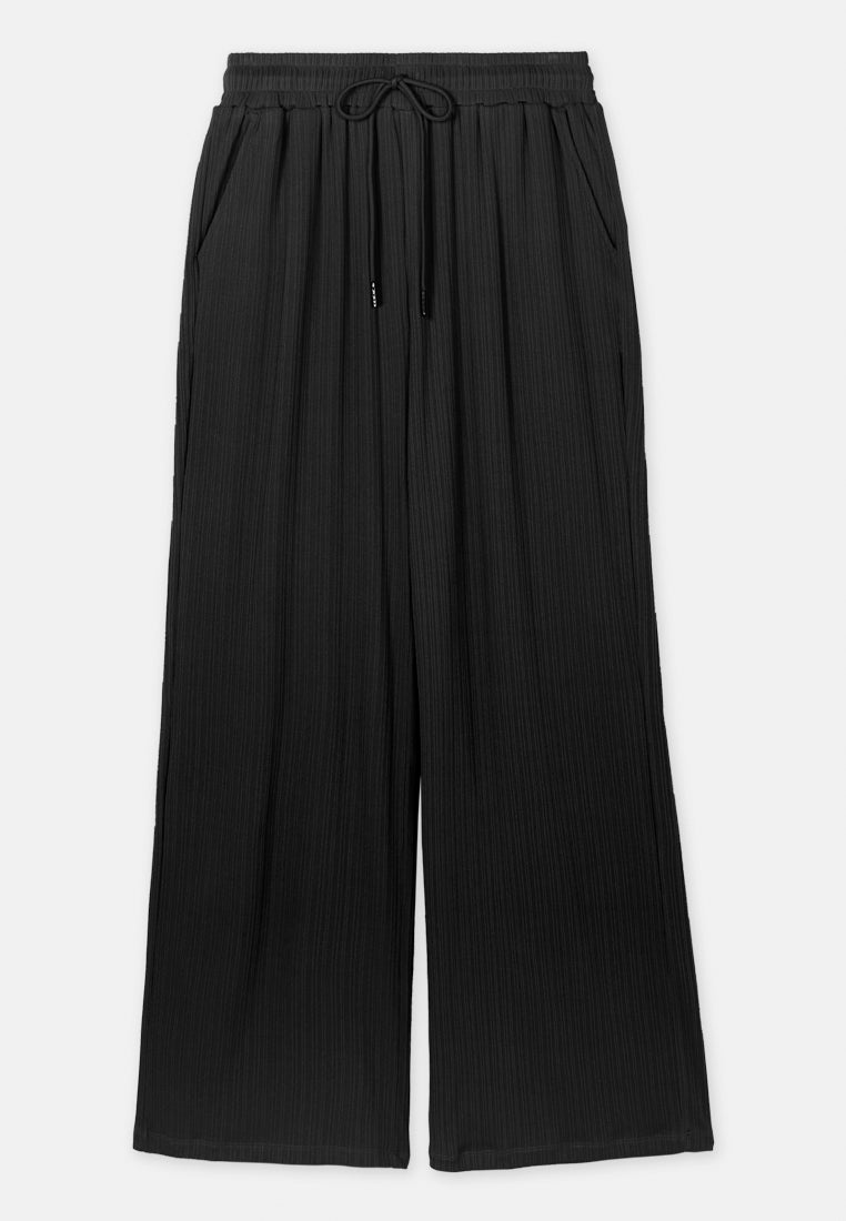 Cheetah Women Loose Fit Polyester Spandex Wide Leg Palazzo Pants - CL-51256