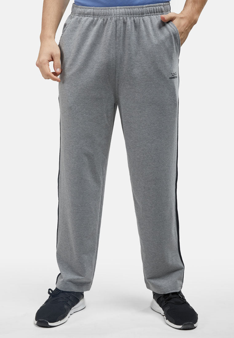 Cheetah Men French Terry Sweatpants With Flat Hem And Side Stripes - 51426(R)
