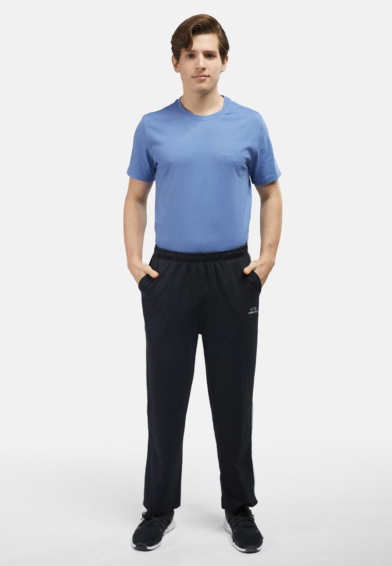Cheetah Men French Terry Sweatpants With Flat Hem And Side Stripes - 51426(R)