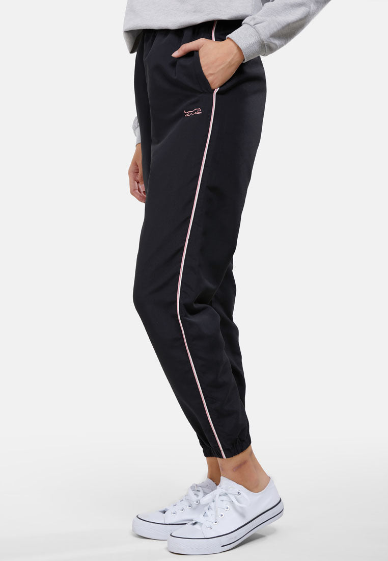Cheetah Ladies Microfibre Track Pants with Zipper Cuff Hem and Side Piping - CL-5990(R)