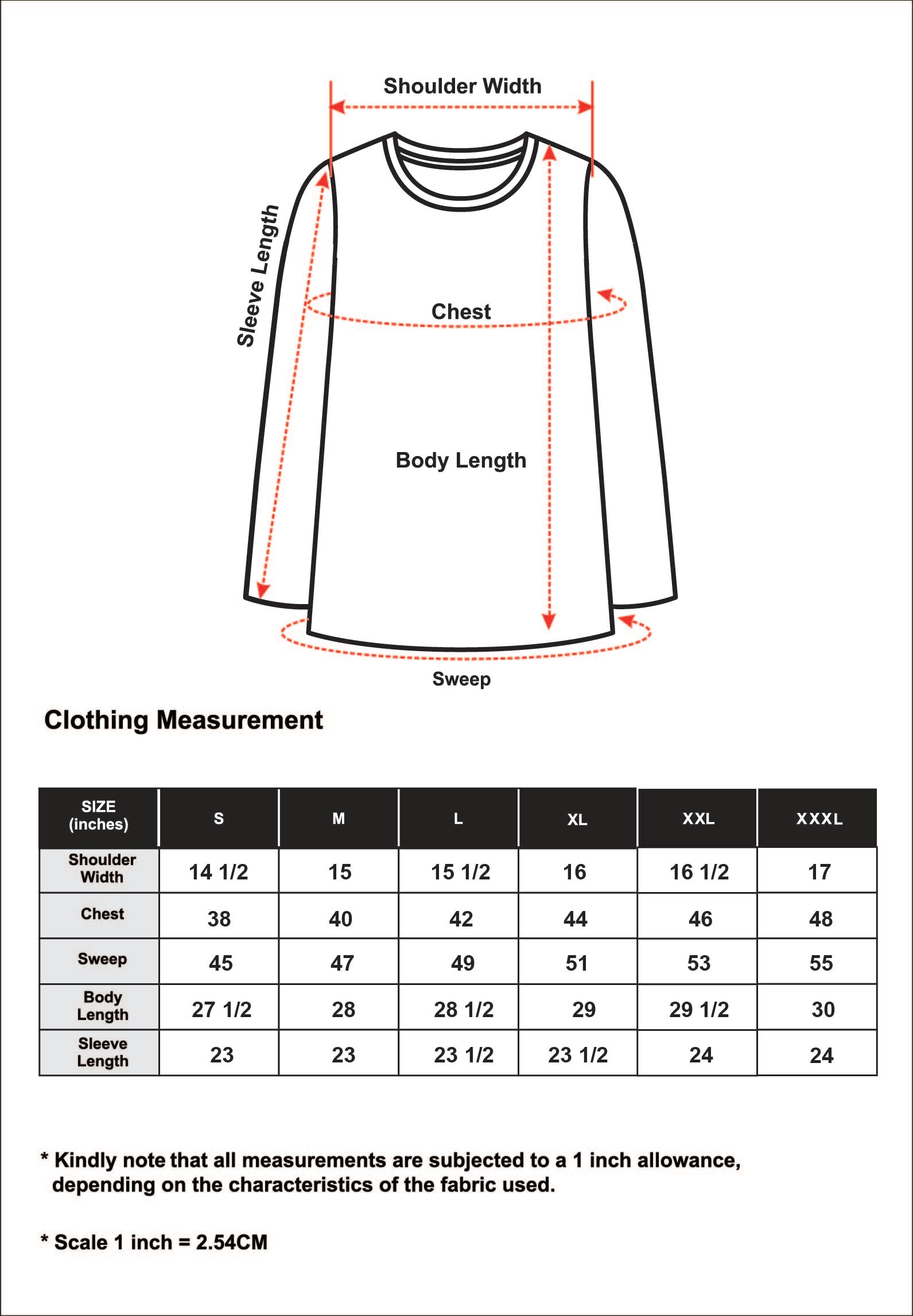 CHEETAH Women Cvc Double Jersey Long Sleeve Tunic Top - CL-66628