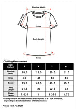 CHEETAH Women WB100 Graphic Print Regular Fit Short Sleeves Crop T-Shirt - CL-95782