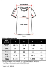 CHEETAH Women Basic Short Sleeve Graphic Tee - CL-95808