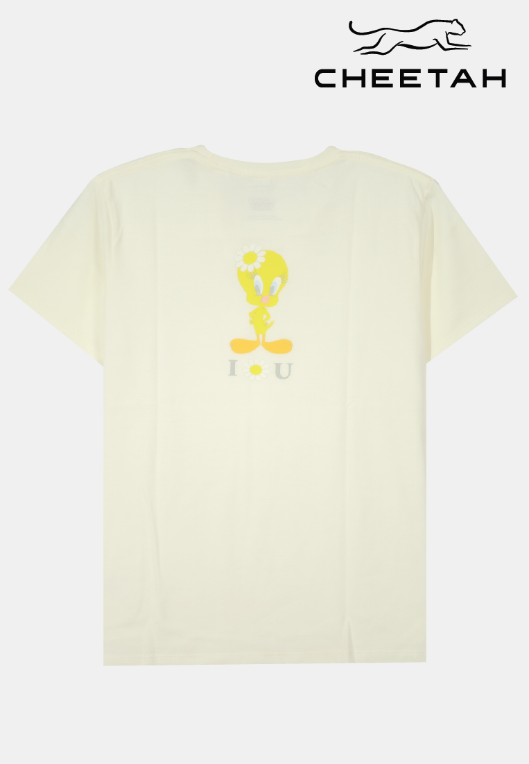 CHEETAH Women Tweety  Short Sleeve Graphic Tee-  CL-96166