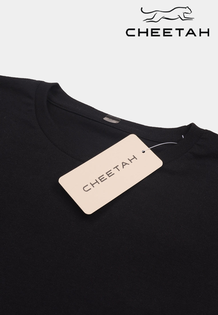 Cheetah Women Essential Regular Fit Cotton Blend Short Sleeve Basic T-Shirts - CL-96378