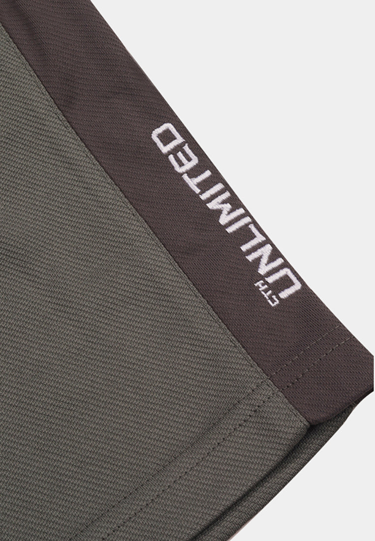 CTH unlimited Regular Fit Fancy Knit Fabric Jogger Shorts - CU-2956