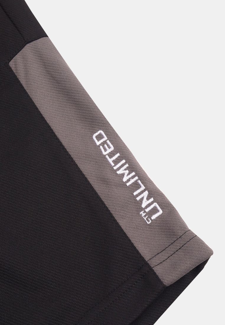 CTH unlimited Regular Fit Fancy Knit Fabric Jogger Shorts - CU-2956