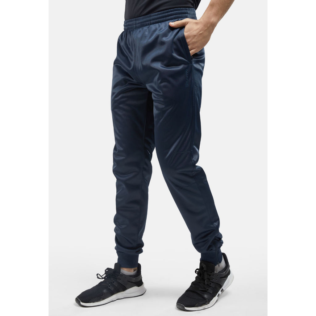 CTH Unlimited Men Tricot Track Pants With Ribbed Cuffs and Zipper Hem - CU-5336(R)