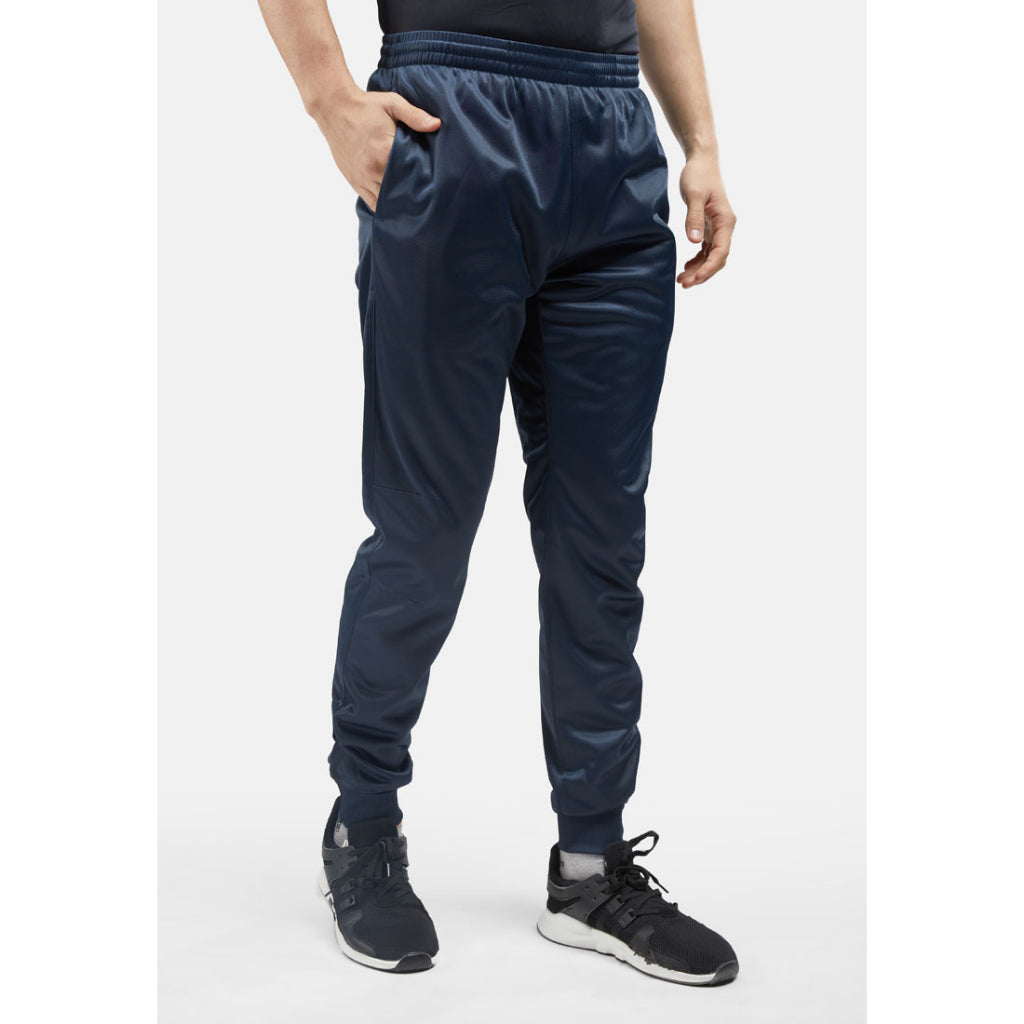 CTH Unlimited Men Tricot Track Pants With Ribbed Cuffs and Zipper Hem - CU-5336(R)