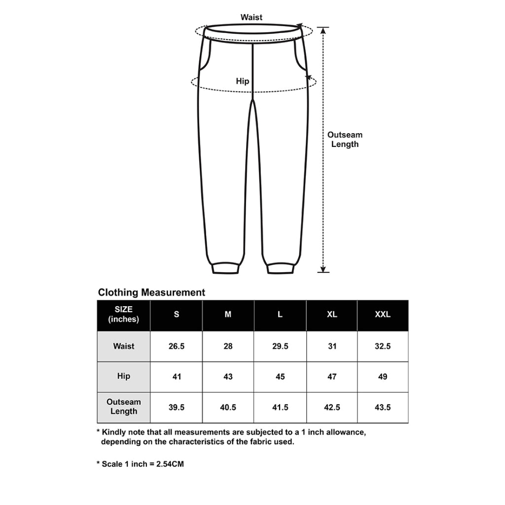 CTH Unlimited Men Tricot Track Pants With Ribbed Cuffs and Zipper Hem - CU-5336(R)