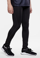 CTH unlimited Polyester Spandex Compression Tights with Contrast Stitching and Reflective Print - CU-5440