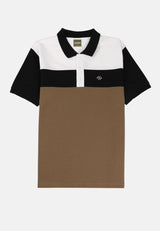 CTH unlimited Men Double Layer Fancy Knit Short Sleeve Polo Shirt - CU-70018