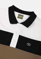 CTH unlimited Men Double Layer Fancy Knit Short Sleeve Polo Shirt - CU-70018