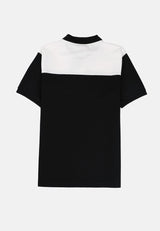 CTH unlimited Men Double Layer Fancy Knit Short Sleeve Polo Shirt - CU-70018