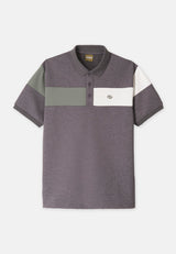 CTH unlimited Fancy Knit Short Sleeve Polo Shirt - CU-70038