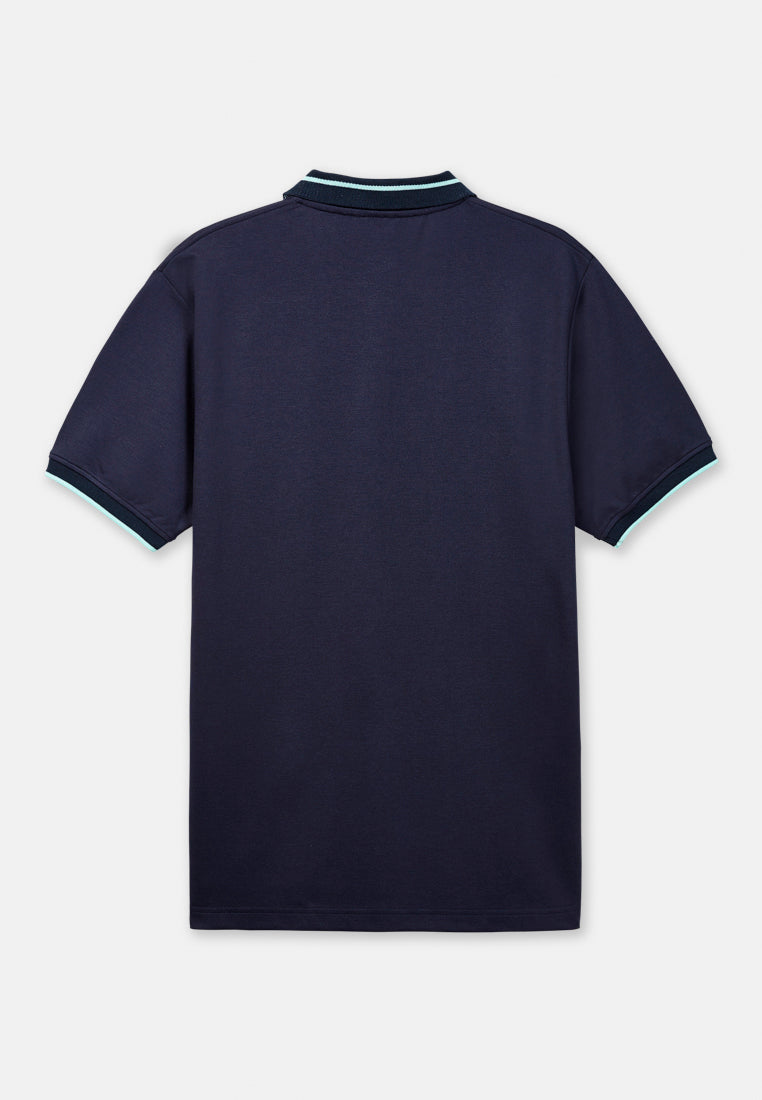 CTH unlimited Fancy Knit Short Sleeve Polo Shirt - CU-70086