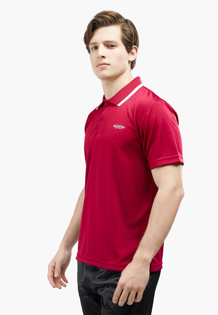 CTH Unlimited Men Polyester Jersey Short Sleeve Polo Shirt With Tipping Collar - CU-7948(R)