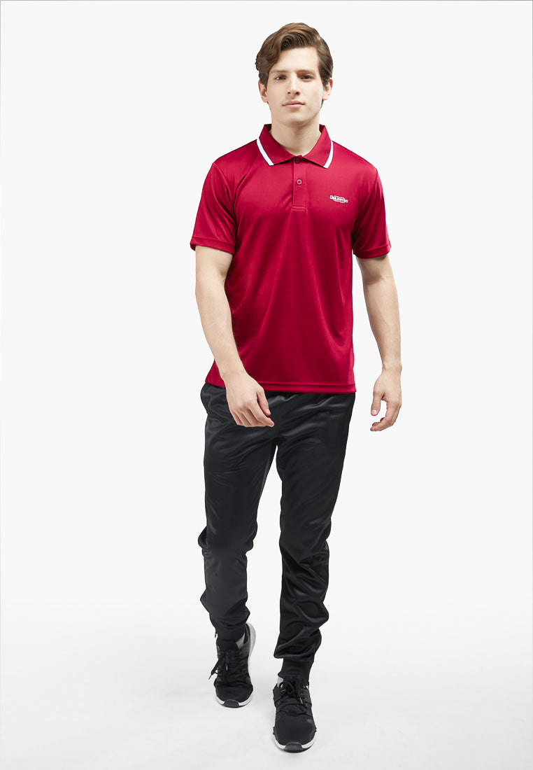 CTH Unlimited Men Polyester Jersey Short Sleeve Polo Shirt With Tipping Collar - CU-7948(R)