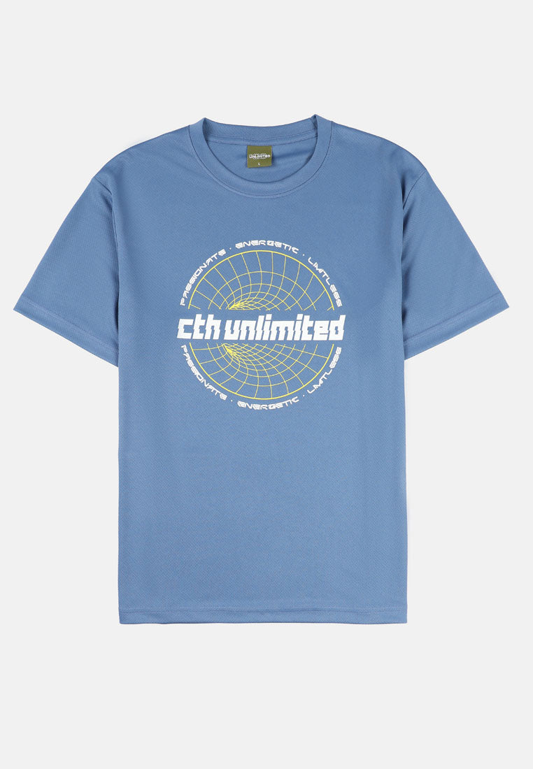 CTH unlimited Microfiber Small Diamond Round Neck Short Sleeve Jersey Top - CU-91132