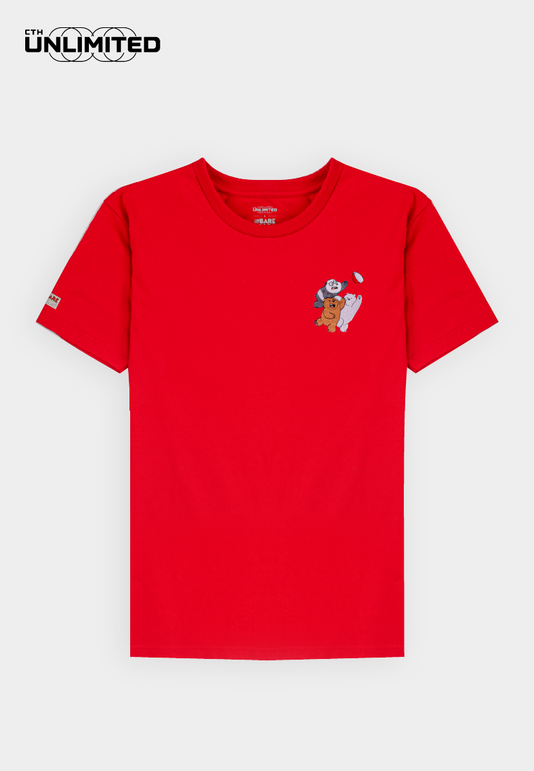 CTH unlimited Unisex We Bare Bears Round Neck Short Sleeve T-Shirts - CU-91362(U)