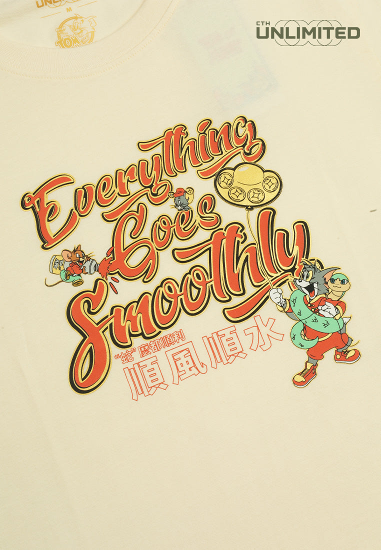 CTH unlimited Tom and Jerry CNY Round Neck Short Sleeve T-Shirts - CU-91496