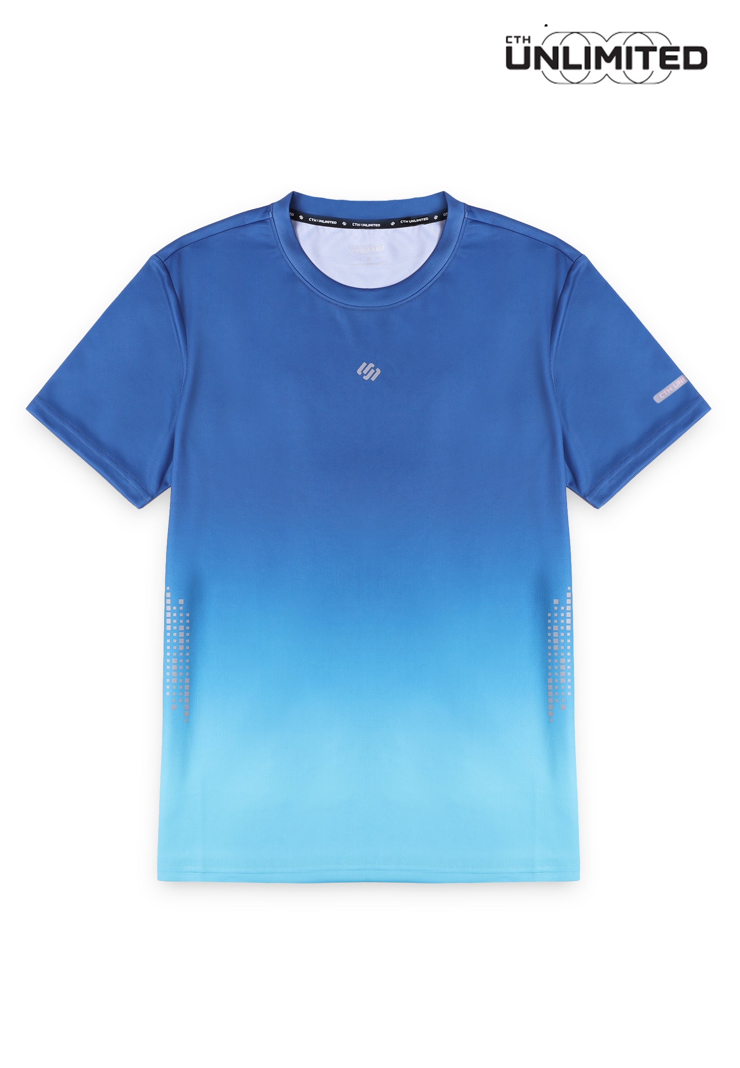 CTH unlimited Men Pickleball UV Protection Regular Fit Polyester Full Printed Short Sleeve Jersey Top - CU-91586